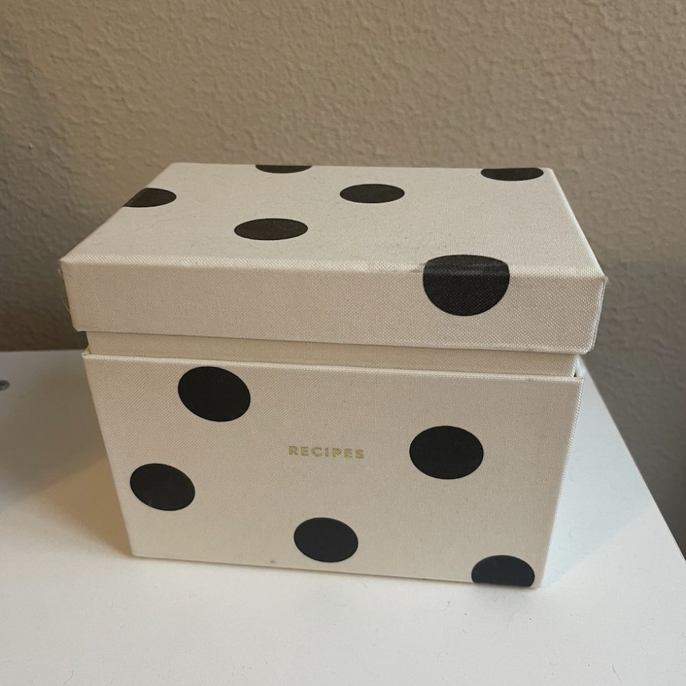 Kate Spade Recipe Box